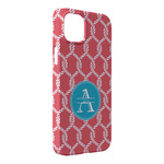 Linked Rope iPhone Case - Plastic - iPhone 14 Pro Max (Personalized)