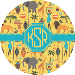 African Safari Multipurpose Round Labels - 2" (Personalized)