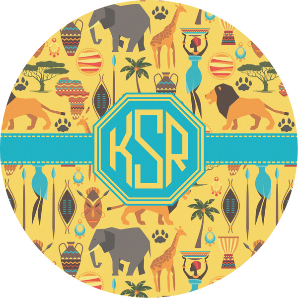 Custom African Safari Multipurpose Round Labels - 2" (Personalized)