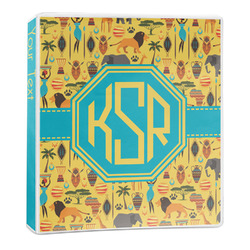 African Safari 3-Ring Binder - 1 inch (Personalized)