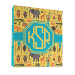 African Safari 3 Ring Binder - Full Wrap - 1" (Personalized)