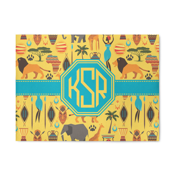 Custom African Safari 5' x 7' Patio Rug (Personalized)