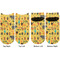 African Safari Adult Ankle Socks - Double Pair - Front and Back - Apvl