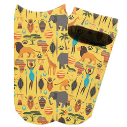 African Safari Adult Ankle Socks