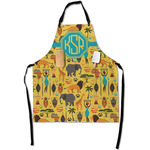 African Safari Apron With Pockets w/ Monogram