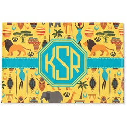 African Safari Woven Mat (Personalized)