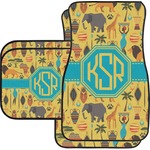 African Safari Car Floor Mats Set - 2 Front & 2 Back (Personalized)