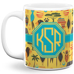 African Safari 11 Oz Coffee Mug - White (Personalized)