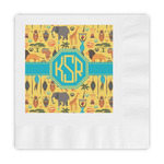 African Safari Embossed Decorative Napkins (Personalized)