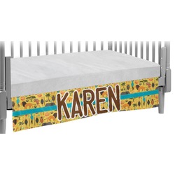 African Safari Crib Skirt (Personalized)