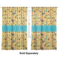 African Safari Curtain Panel - Custom Size