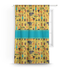 African Safari Curtain Panel - Custom Size