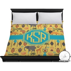 African Safari Duvet Cover - King (Personalized)