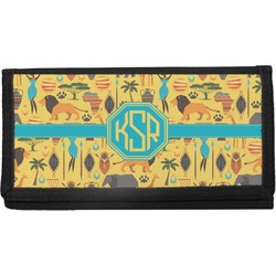 African Safari Canvas Checkbook Cover (Personalized)