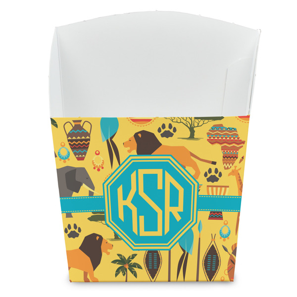 Custom African Safari French Fry Favor Boxes (Personalized)