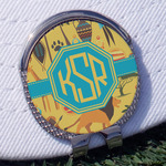 African Safari Golf Ball Marker - Hat Clip