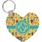 African Safari Heart Keychain (Personalized)