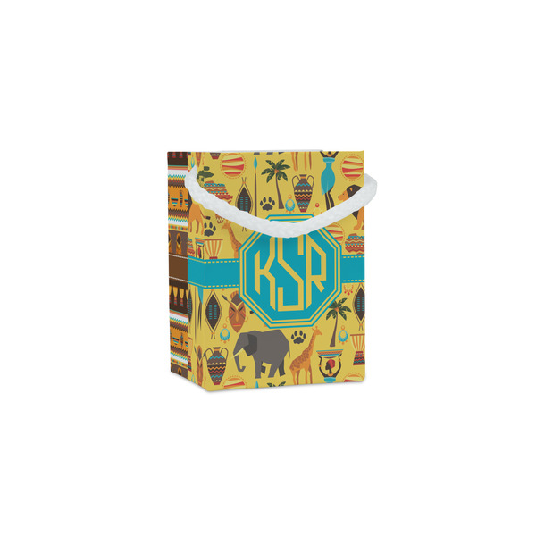 Custom African Safari Jewelry Gift Bags - Matte (Personalized)