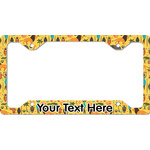 African Safari License Plate Frame - Style C (Personalized)