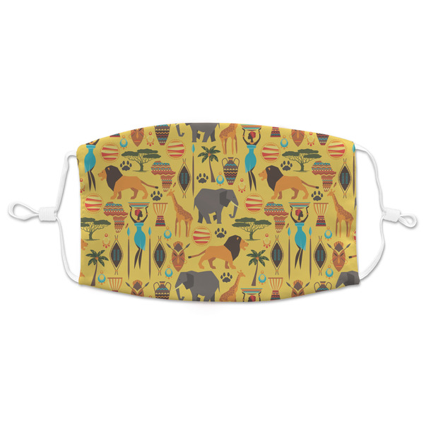 Custom African Safari Adult Cloth Face Mask - XLarge