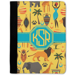 African Safari Notebook Padfolio w/ Monogram