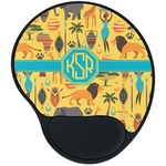 African Safari Mouse Pad with Wrist Support