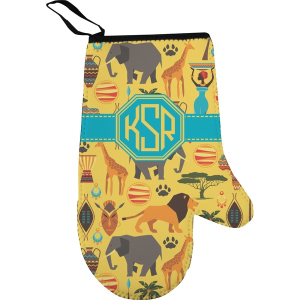 Custom African Safari Oven Mitt (Personalized)