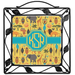 African Safari Square Trivet (Personalized)