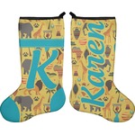 African Safari Holiday Stocking - Double-Sided - Neoprene (Personalized)