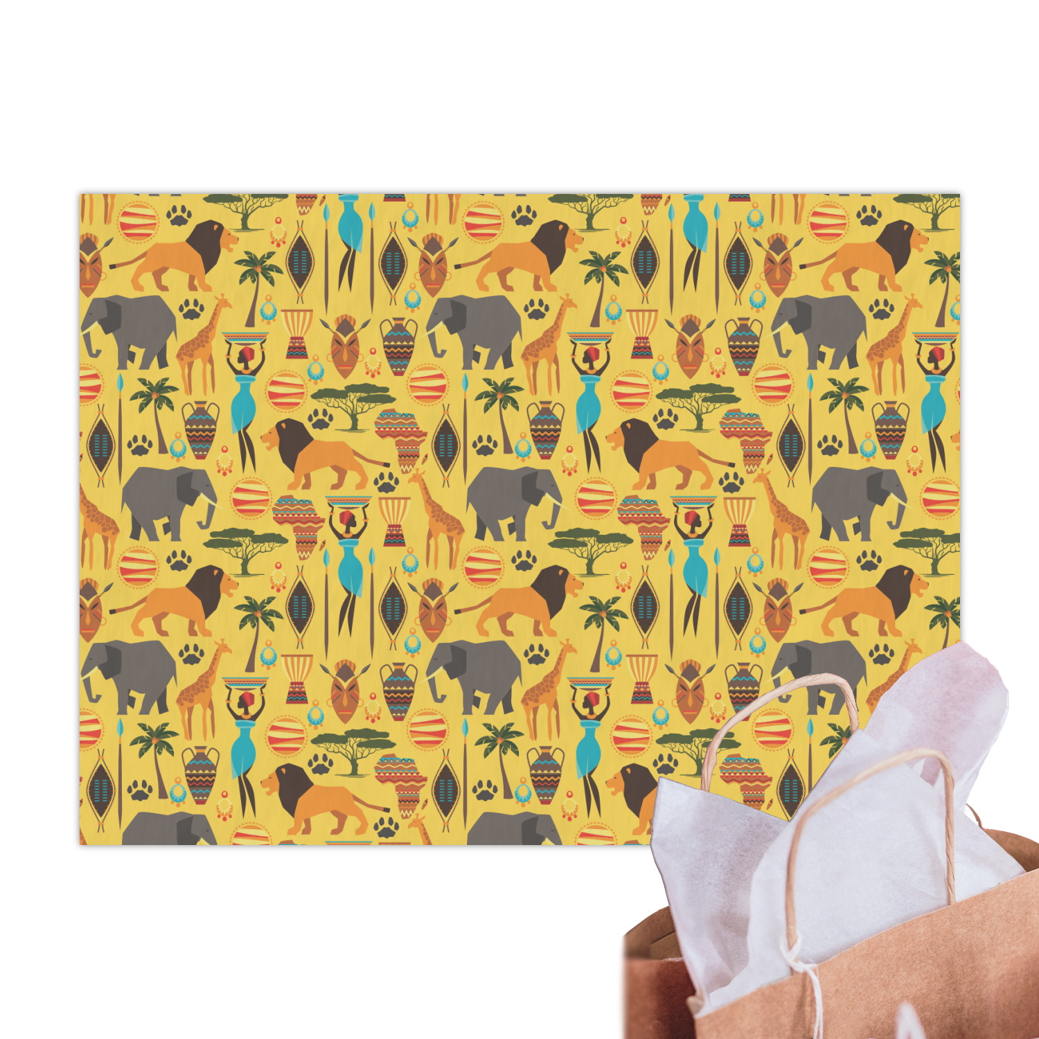 Custom Safari Tissue Paper Sheets