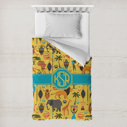 African Safari Toddler Duvet Cover w/ Monogram