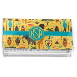 African Safari Vinyl Checkbook Cover (Personalized)