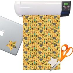 African Safari Sticker Vinyl Sheet (Permanent)