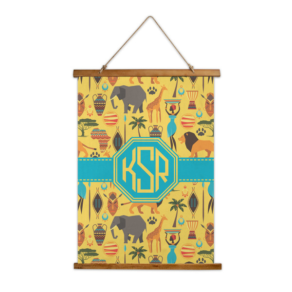 Custom African Safari Wall Hanging Tapestry - Tall (Personalized)