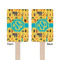 African Safari Wooden 6.25" Stir Stick - Rectangular - Double Sided - Front & Back