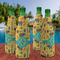 African Safari Zipper Bottle Cooler - Set of 4 - LIFESTYLE