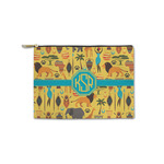 African Safari Zipper Pouch - Small - 8.5"x6" (Personalized)