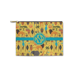African Safari Zipper Pouch - Small - 8.5"x6" (Personalized)