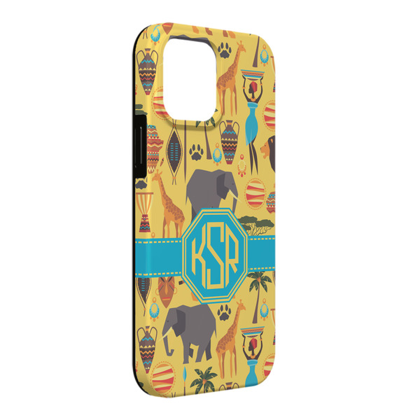 Custom African Safari iPhone Case - Rubber Lined - iPhone 13 Pro Max (Personalized)