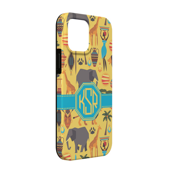 Custom African Safari iPhone Case - Rubber Lined - iPhone 13 (Personalized)