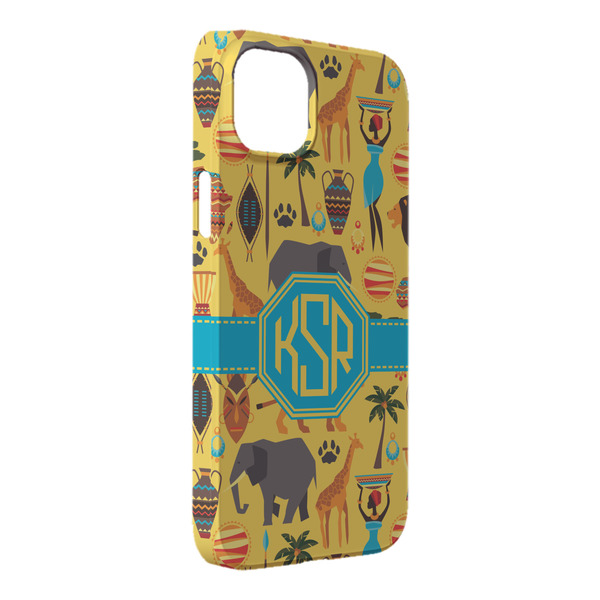 Custom African Safari iPhone Case - Plastic - iPhone 14 Plus (Personalized)