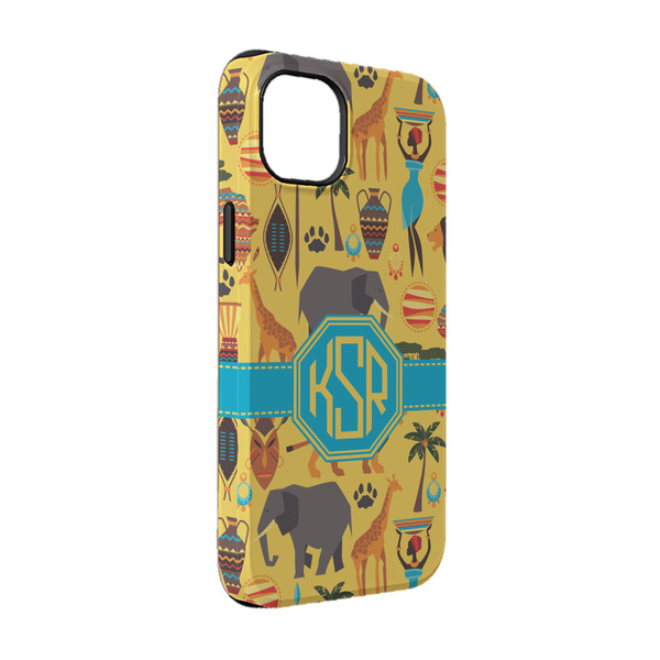 Custom African Safari iPhone Case - Rubber Lined - iPhone 14 (Personalized)