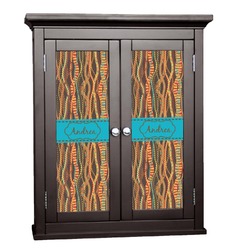 Tribal Ribbons Cabinet Decal - Medium (Personalized)