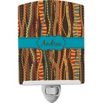 Tribal Ribbons Ceramic Night Light (Personalized)