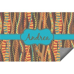 Tribal Ribbons Indoor / Outdoor Rug - 5'x8' (Personalized)