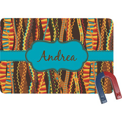 Tribal Ribbons Rectangular Fridge Magnet (Personalized)