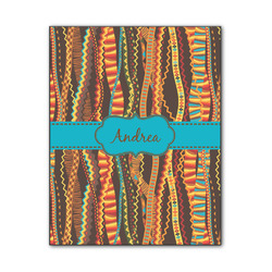 Tribal Ribbons Wood Print - 11x14 (Personalized)