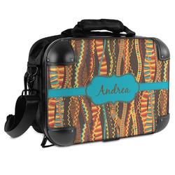 Tribal Ribbons Hard Shell Briefcase - 15" (Personalized)