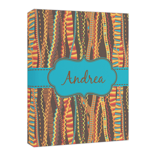 Custom Tribal Ribbons Canvas Print - 16x20 (Personalized)