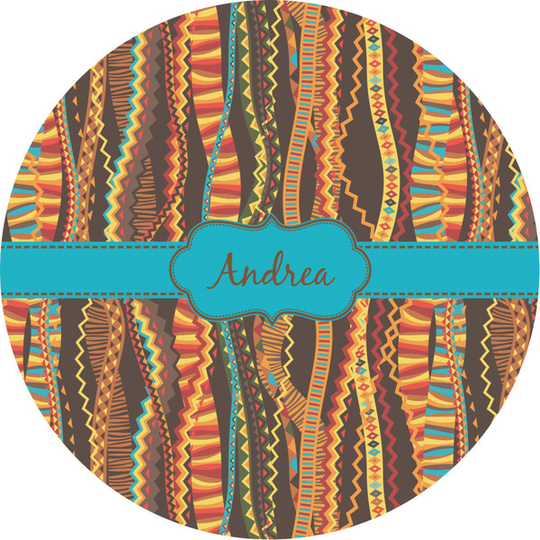 Custom Tribal Ribbons Multipurpose Round Labels - 2" (Personalized)